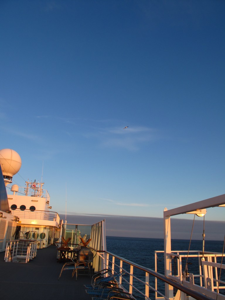Einfahrt in den Sturm