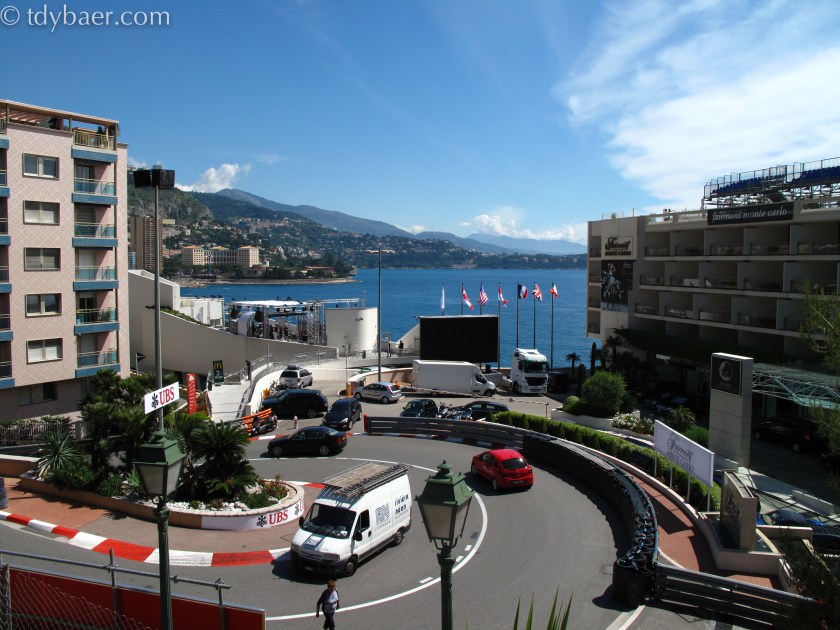 Haarnadelkurve am Hotel Fairmont