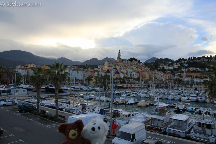Blick auf Menton