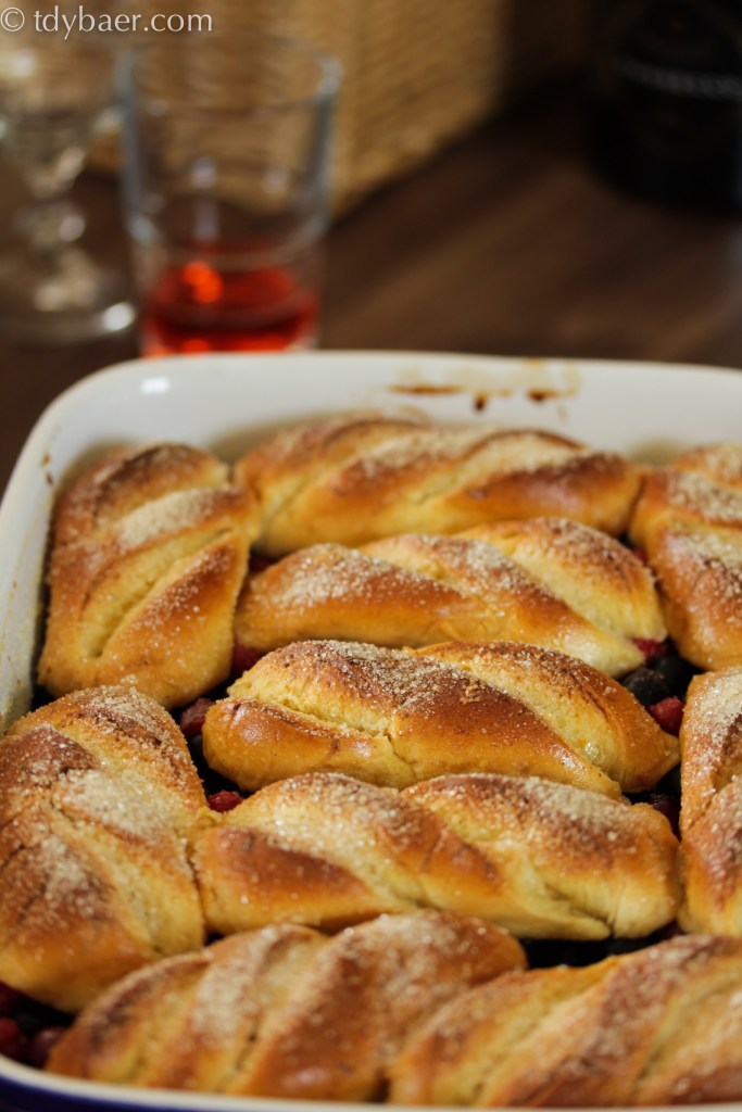 Beeren Brotpudding