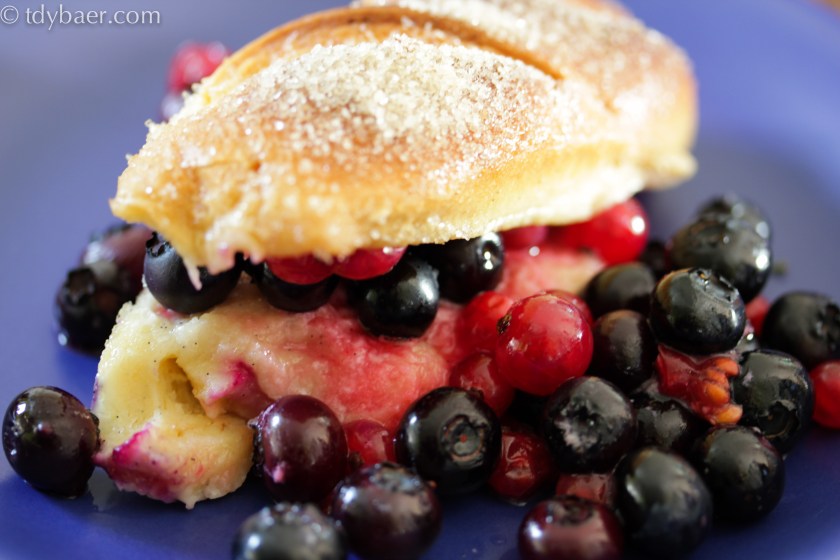 Beeren Brotpudding